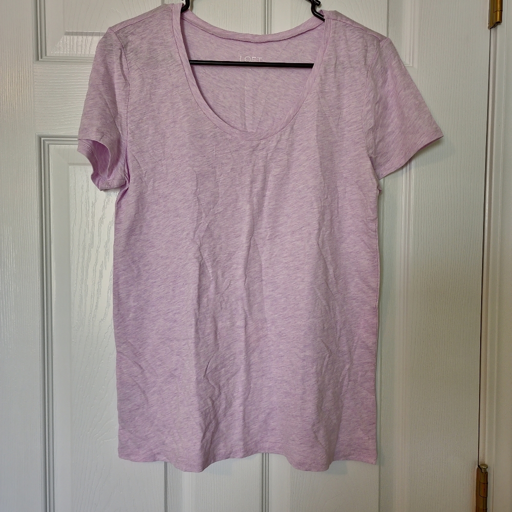 Loft scoop neck tee